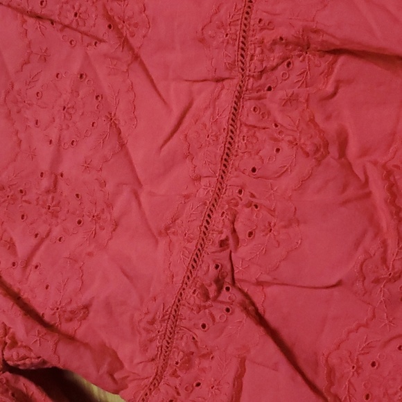 Gap Embroidered Red Dress - Picture 2 of 4